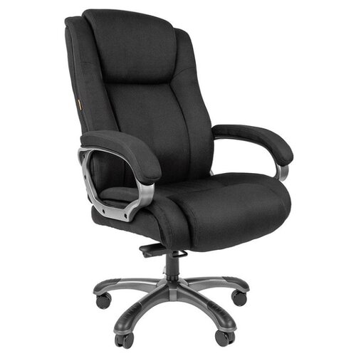 фото Кресло для руководителя chairman chairman 410, обивка: текстиль, цвет: ткань sx79-30 (черный)