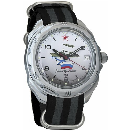 Наручные часы Восток Командирские, серый наручные часы восток мужские наручные часы восток командирские 211535 черный