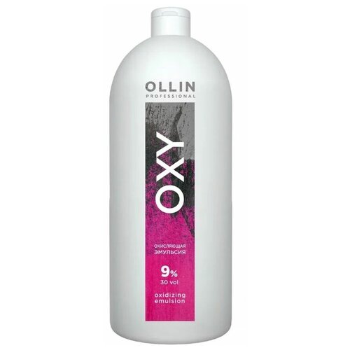 Окисляющая эмульсия OXY 9%, 1000 мл окисляющая эмульсия для краски color oxy oxidizing emulsion 90мл эмульсия 1 5%