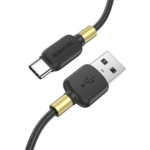 Кабель USB - Type-C Borofone BX59 Defender чёрный, 1м