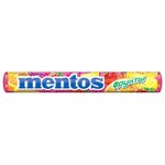 Драже жевательные Mentos Фрукты, 37 г - изображение