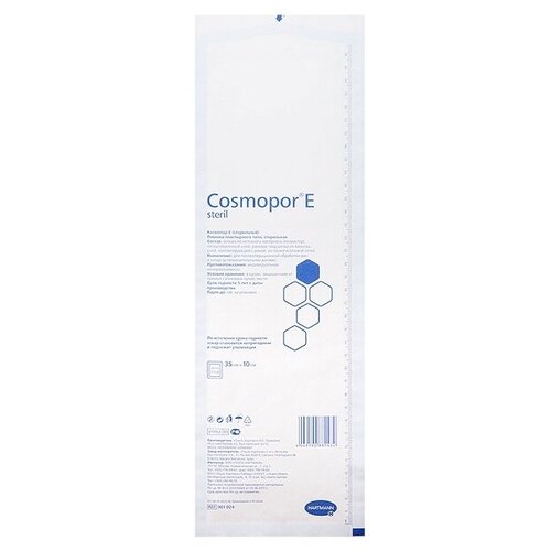 Cosmopor E Steril / Космопор Е Стерил - самоклеящаяся стерильная повязка, 35х10 см (9010370), Paul Hartmann  - купить