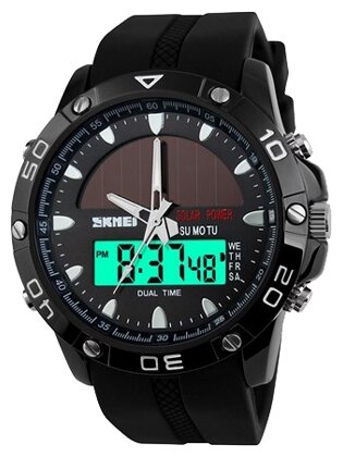 Часы на солнечных батареях SKMEI 1064 - Черные