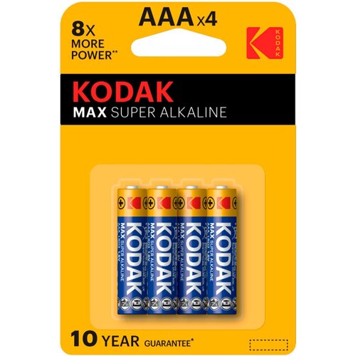 Батарейка Kodak Мax (Б0005124) ААА мизинчиковая LR03 1,5 В (4 шт.)