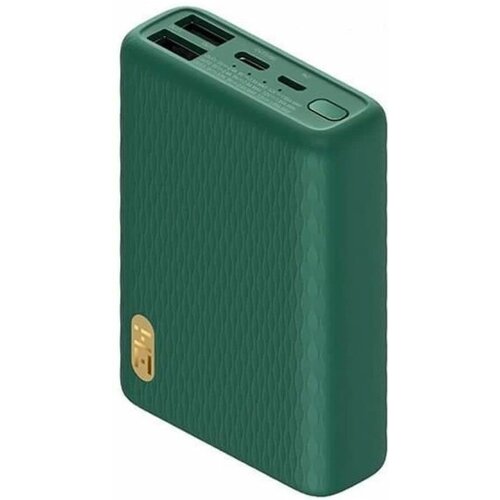Внешний аккумулятор (Power Bank) Xiaomi PowerBank ZMIQB817, 10000мAч, зеленый [qb817 green]