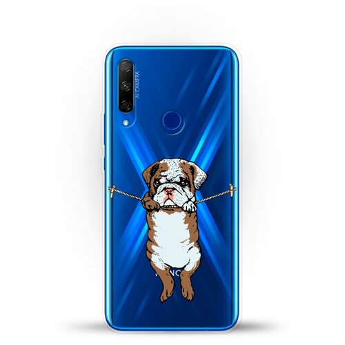 фото Силиконовый чехол бульдог на honor 9x premium andy & paul