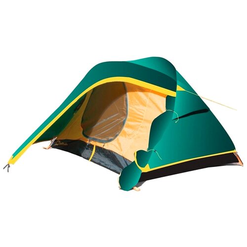 Палатка трекинговая двухместная Tramp COLIBRI V2 TRT-34, зеленый палатка tramp nishe 3 v2 trt 54 трекинговая