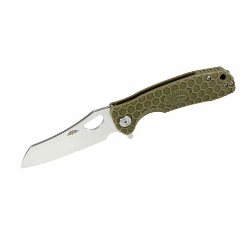 Нож Honey Badger Wharncleaver M с зелёной рукоятью