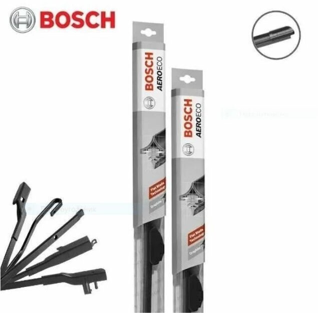 фото Щетки стеклоочистителя Bosch 650мм+530мм к-т 2шт AeroEco