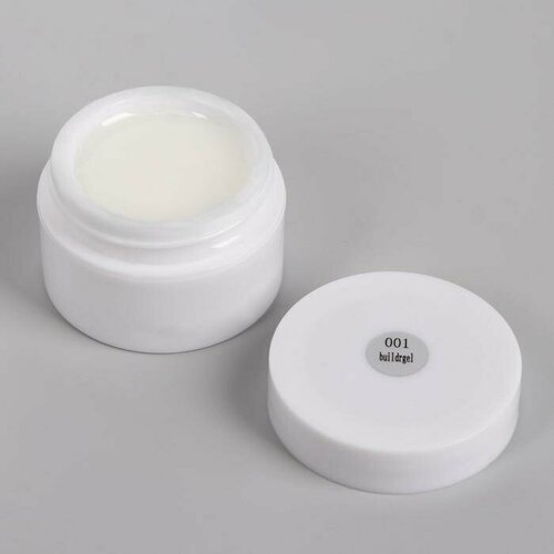 Fiber Gel для наращивания ногтей со стекловолокном LEDUV 15 мл цвет белый 750₽