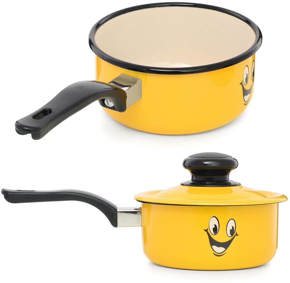 фото Ковш "Улыбка" с крышкой 0.6 л