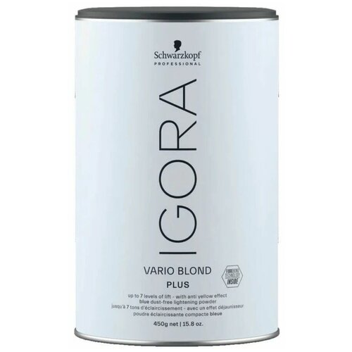 Порошок волос Igora Vario Blond Plus 450 г. schwarzkopf igora vario blond plus осветляющий порошок 450 гр