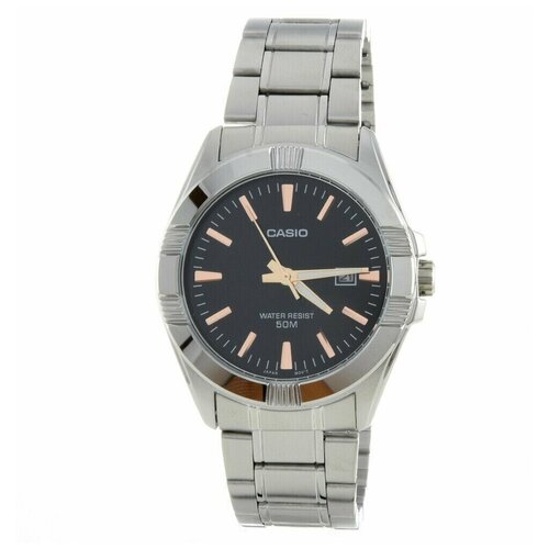 Наручные часы CASIO Collection MTP-1308D-1A2, черный, серебряный наручные часы casio collection mtp 1290bl 1a2
