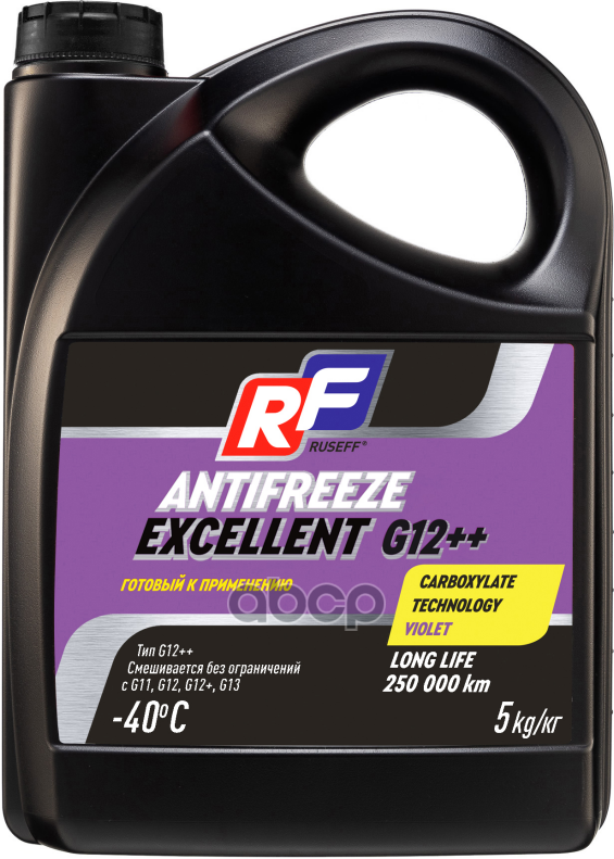 Антифриз Antifreeze Excellent G12++ (5Кг) RUSEFF арт. 17362N