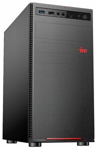 Фото Компьютер iRU Home 310H5SE, Intel Core i3 10105, DDR4 8ГБ, 1ТБ(SSD), Intel UHD Graphics 630, Free DOS, черный [1862601]