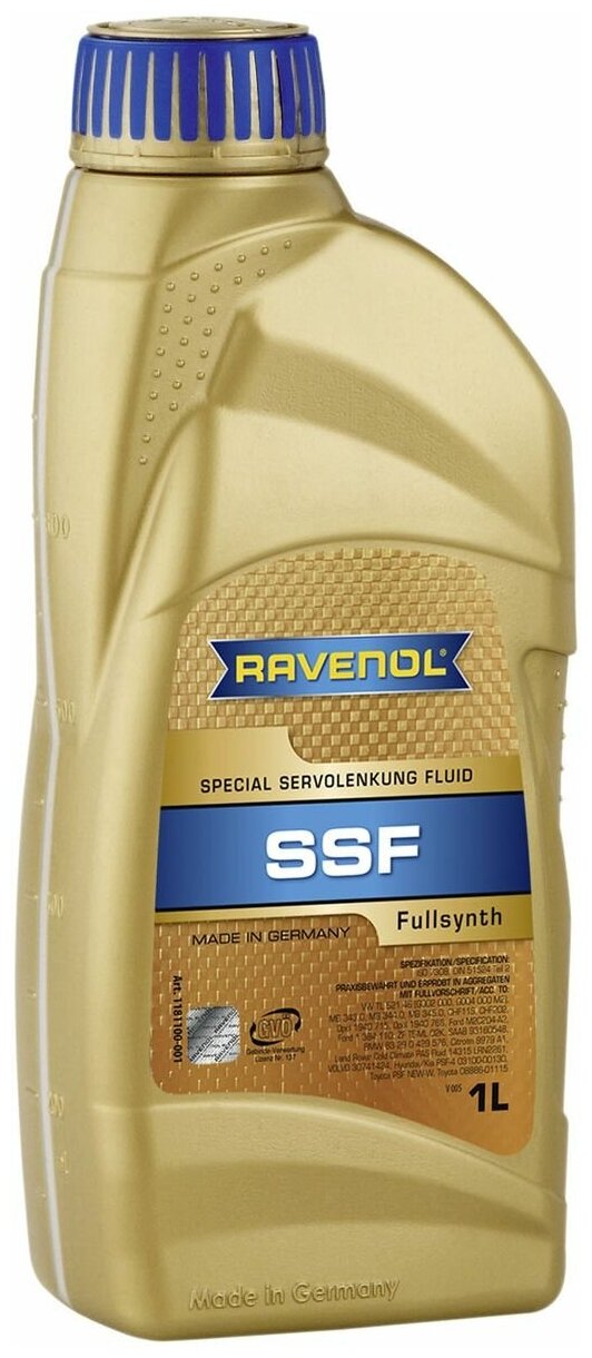 Жидкость ГУР RAVENOL SSF Spec. Serv. Fluid (1л)