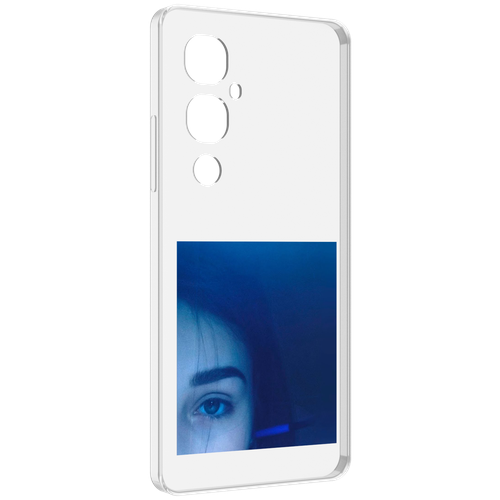Чехол MyPads Hate Love face для Tecno Pova 4 Pro задняя-панель-накладка-бампер