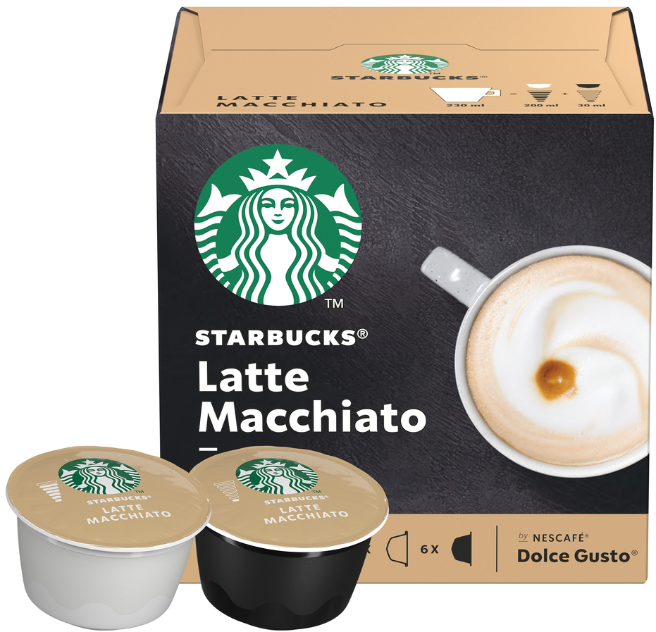 Кофе в капсулах Starbucks Latte Macchiato для системы Nescafe Dolce Gusto 12шт - фото №14