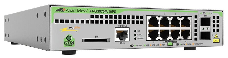 Маршрутизаторы и коммутаторы Коммутатор Allied Telesis At-gs970m/10ps .