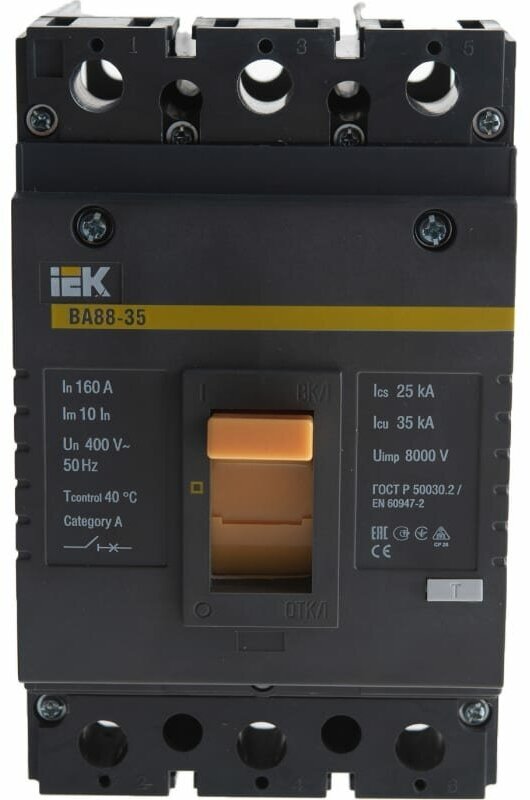 SVA30-3-0250 Автоматический выключатель ВА88-35 3Р 250А 35кА IEK - фото №6