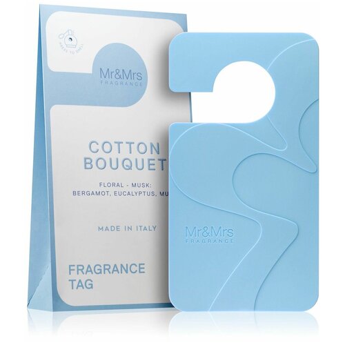 Ароматизированная карточка Mr &Mrs Fragrance COTTON BOUGUET/Букет хлопка, 1 шт