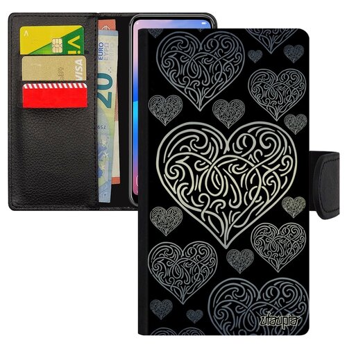 фото Чехол-книжка на мобильный apple iphone 8, "сердце" романтика символ utaupia