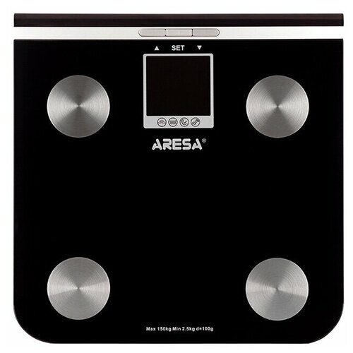 Весы электронные ARESA AR-4403 (черный) напольные весы taurus syncro glass complet ультратонкий дизайн точность 0 1 кг память на 10 пользователей
