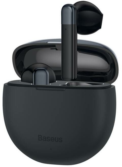 Наушники BASEUS Encok True W2, беспроводные, BT 5.0, черный