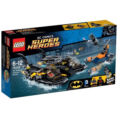 Купить Lego Конструктор LEGO DC Super Heroes 76034 Погоня на бэткатере в порту