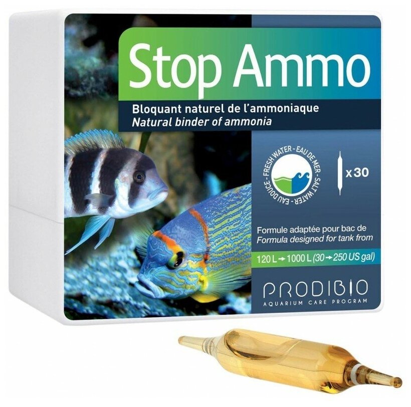 Кондиционер Prodibio STOP AMMO 30шт