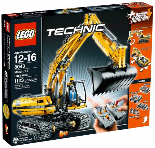 Конструктор LEGO Technic 8043 Моторизированный экскаватор, 1123 дет.