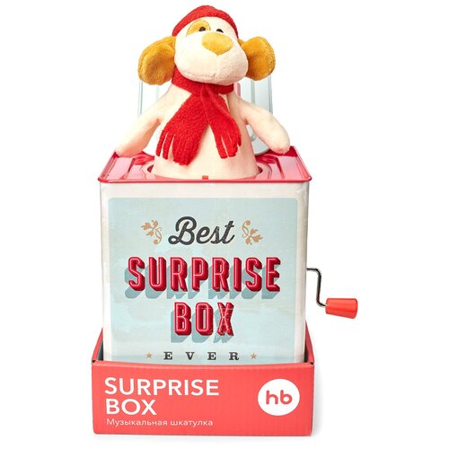 Музыкальная шкатулка с сюрпризом Happy Baby Surprise box ретро 331875