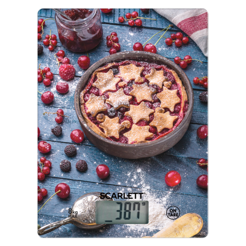 Кухонные весы Scarlett SC-KS57P57 ягодный пирог