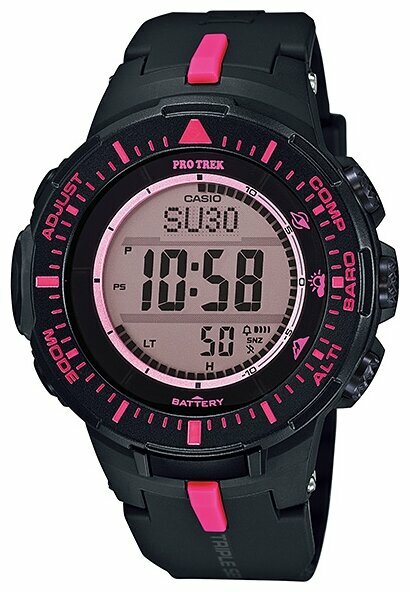 Часы наручные унисекс Casio ProTrek PRG-300-1A4 с компасом