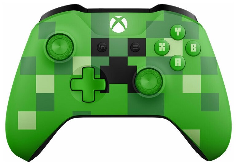 Геймпад Microsoft Xbox One Wireless Controller Minecraft Series, minecraft creeper