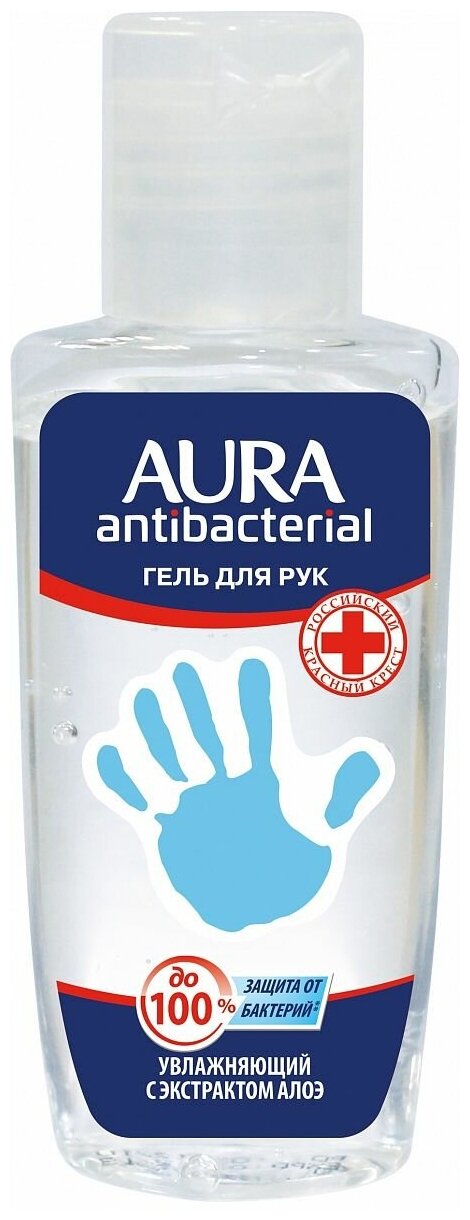 Aura Гель для рук антибактериальный Алоэ