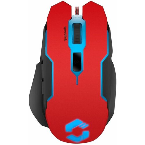 Мышь SPEEDLINK Contus Gaming, проводная, USB, красный и черный (SP9) мышь speedlink xito gaming mouse black red проводная для pc sl 680009 bkrd