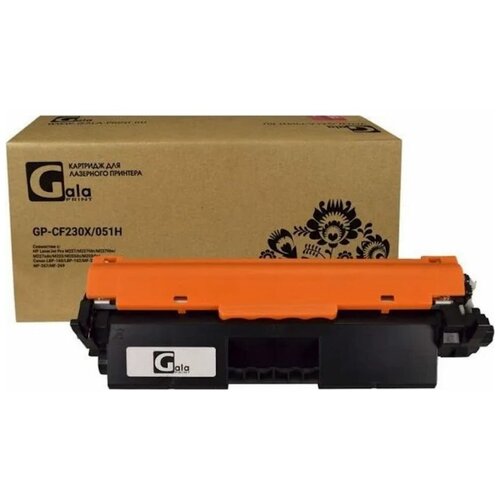 Картридж GalaPrint CF230X (№30X) картридж лазерный t2 tc hcf230x cf230x cf230 30x laserjet pro m203 m227 для принтеров hp черный