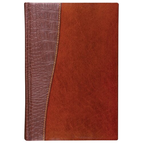 фото Телефонная книга brauberg cayman, искусственная кожа, а5, 96 листов, коричневый