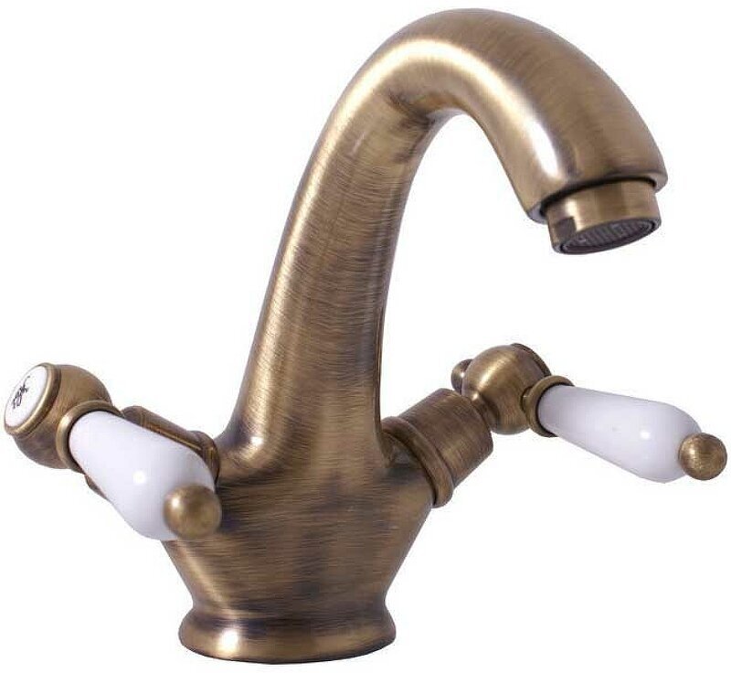 Смеситель для раковины Rav Slezak Morava retro MK529.5SM Бронза