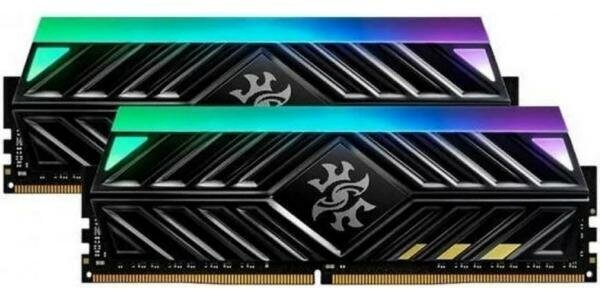 Оперативная память для компьютера 16Gb (2x8Gb) PC4-28800 3600MHz DDR4 DIMM CL18 A-Data XPG Spectrix D41 (AX4U36008G18I-DT41)