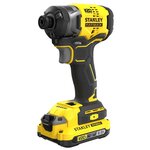 Аккумуляторный ударный шуруповерт STANLEY SFMCF820D2K - изображение