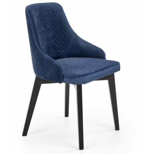Стул кухонный Halmar TOLEDO 3 (темно-синий/черный)
