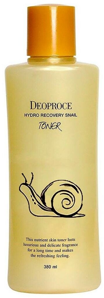 DEOPROCE HYDRO RECOVERY SNAIL TONER Увлажняющий восстанавливающий тонер для лица с муцином улитки 380мл