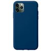 Чехол для iPhone 11 PRO MAX Cellularline Sensation силиконовый Soft-touch, синий (ИТАЛИЯ) - изображение