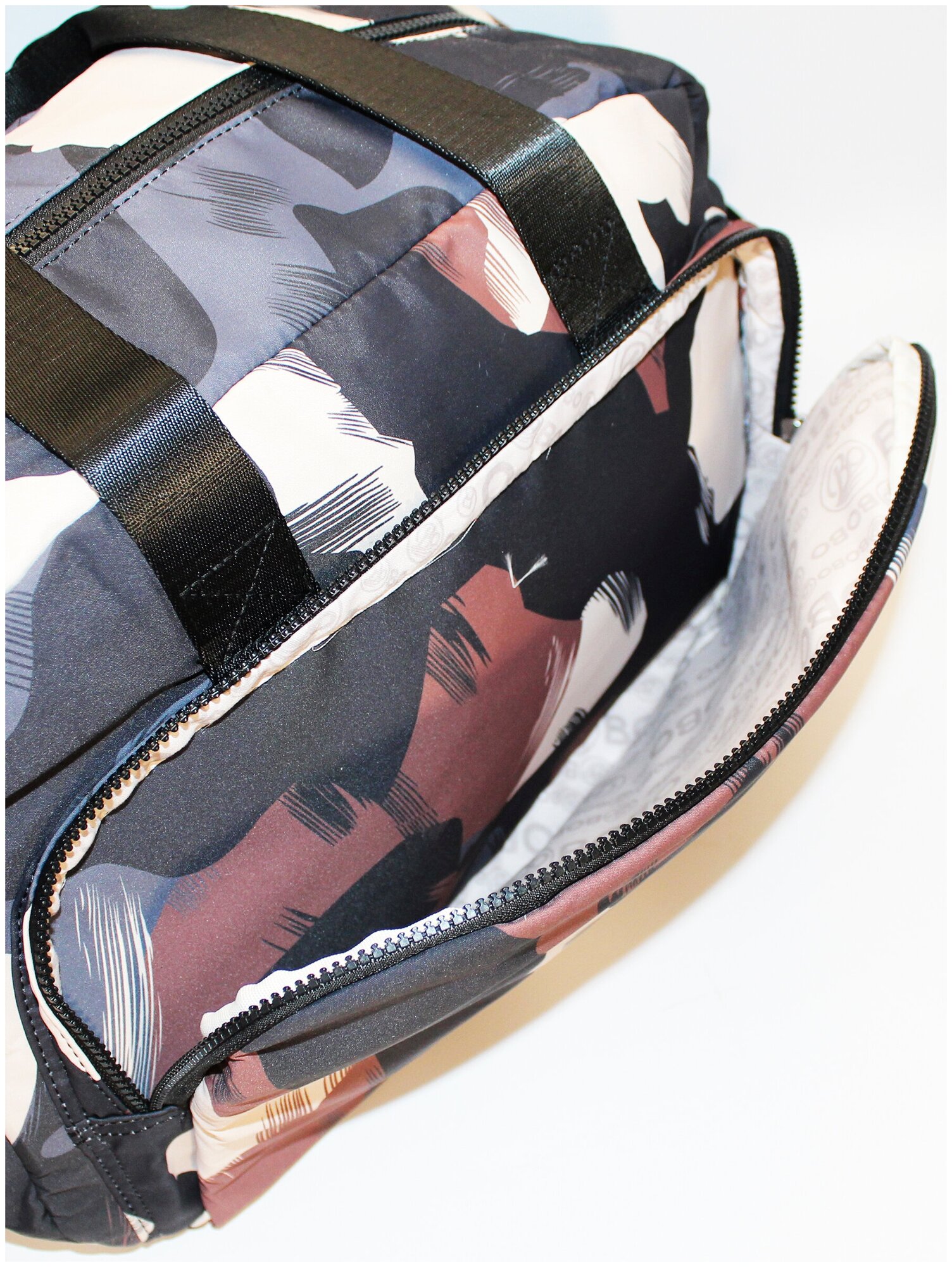 Женская сумка дорожная BOBO коричневая для путешествий - фотография № 4