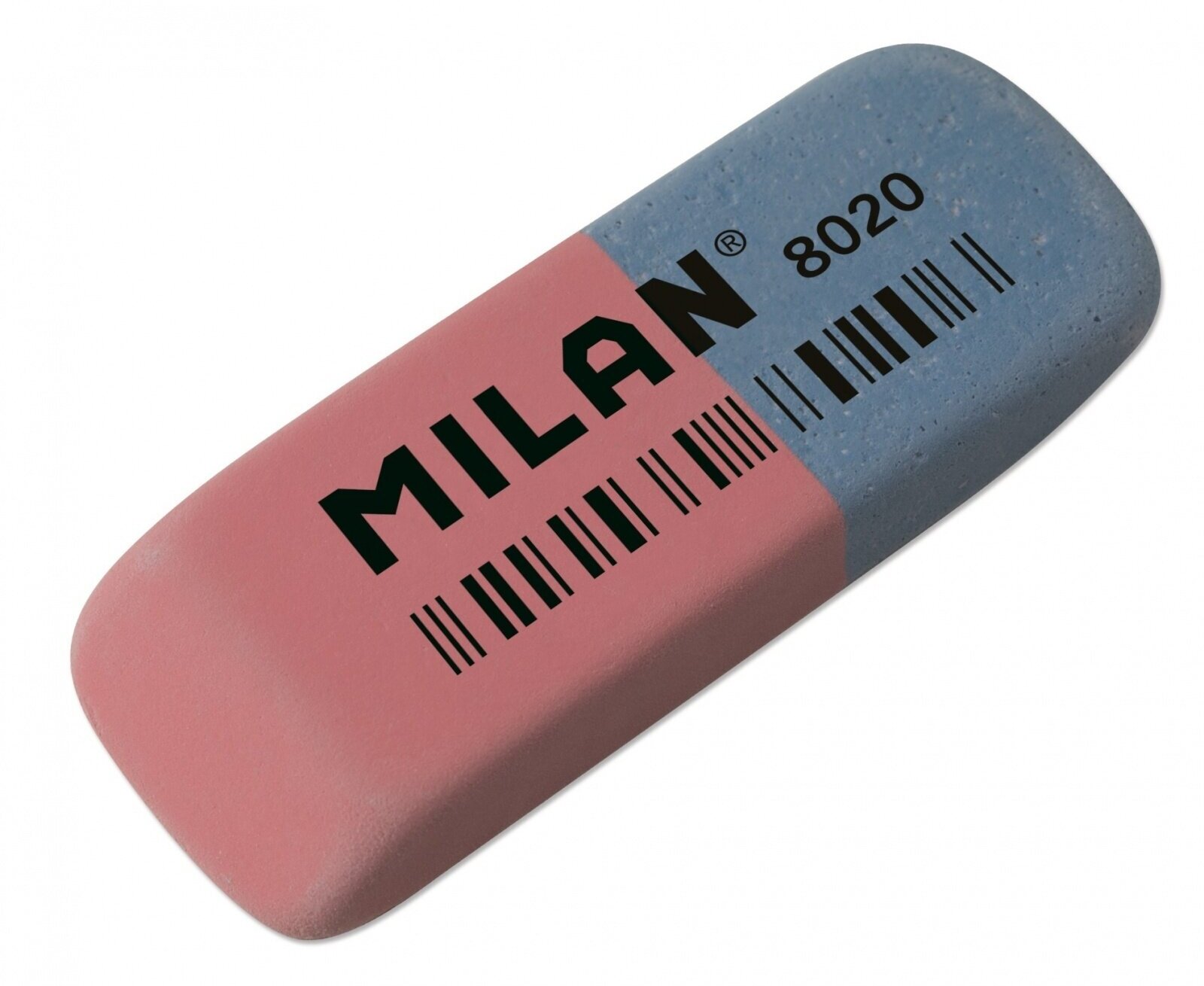 Ластик каучуковый Milan комбинированный, для стирания чернил и графита (CCM8020)