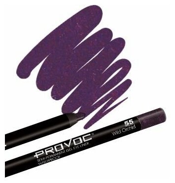 PROVOC Подводка гелевая в карандаше для глаз, 89 серо-коричневый / Gel Eye Liner Sweet Chocolate - фото №13