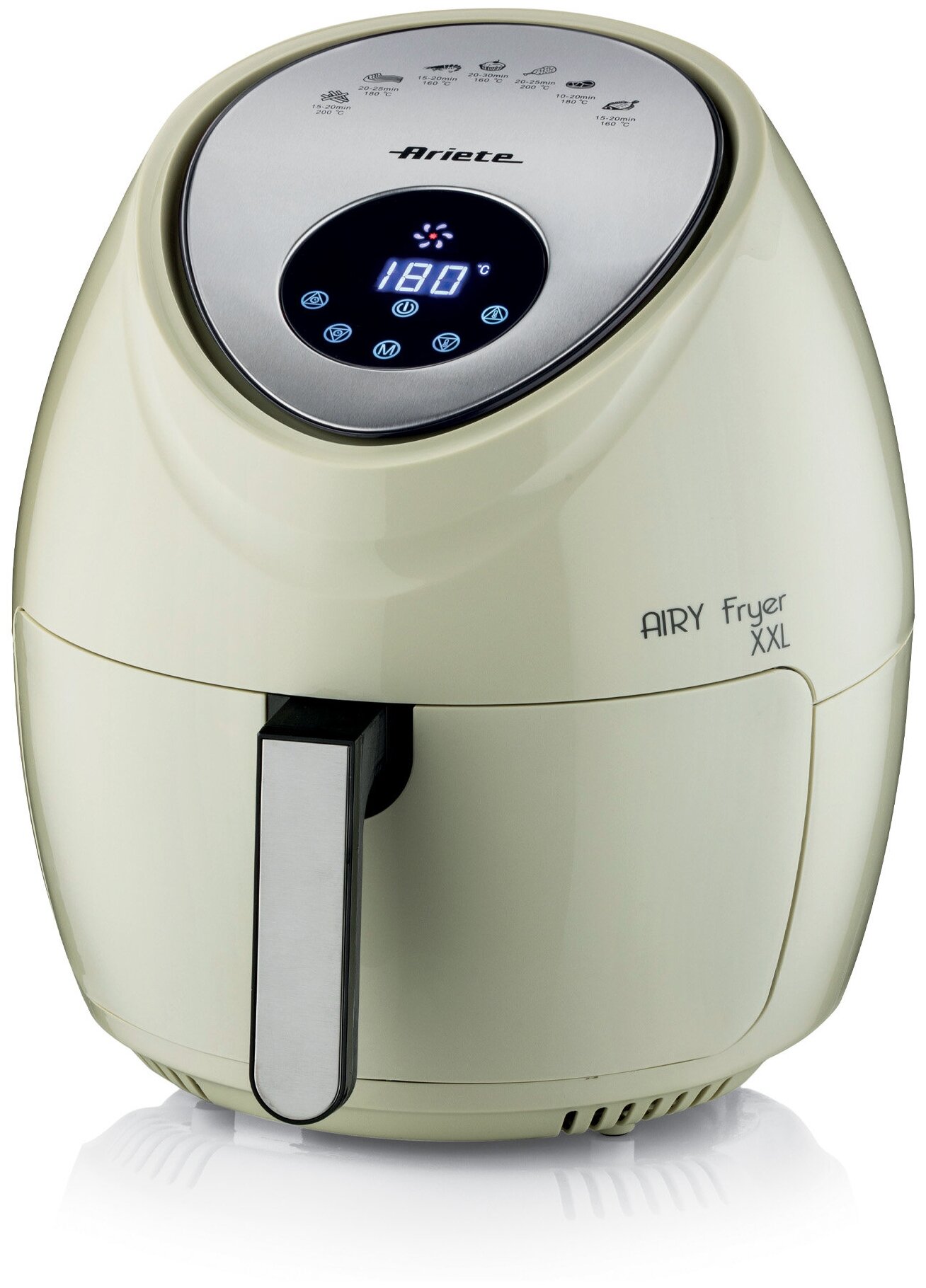 Аэрофритюрница Ariete 4618/02 Бежевый, 1800 Вт, 7л, сенсорный экран, таймер