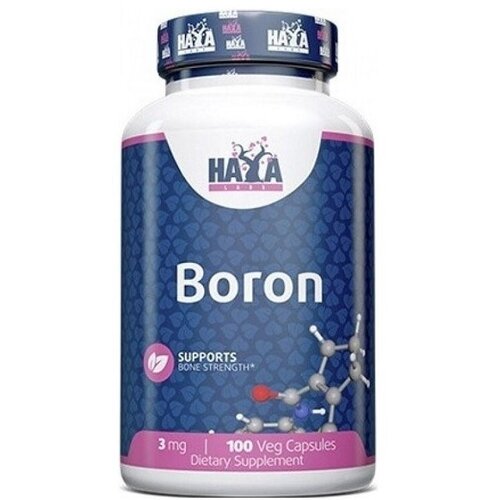 Капсулы HAYA LABS Boron, 3 мг, 100 шт.